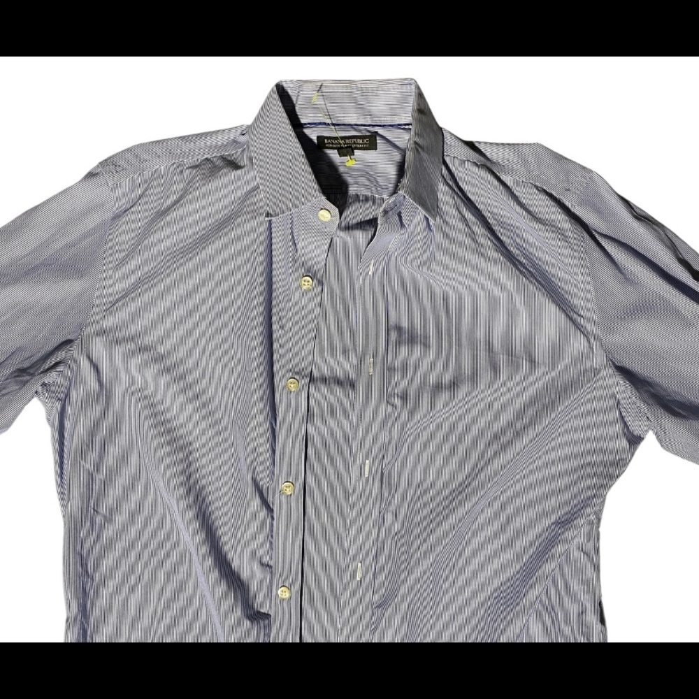 Banana Republic Striped Button Down